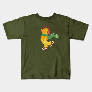 Gingerbread man - Fa la la la Kids T-Shirt